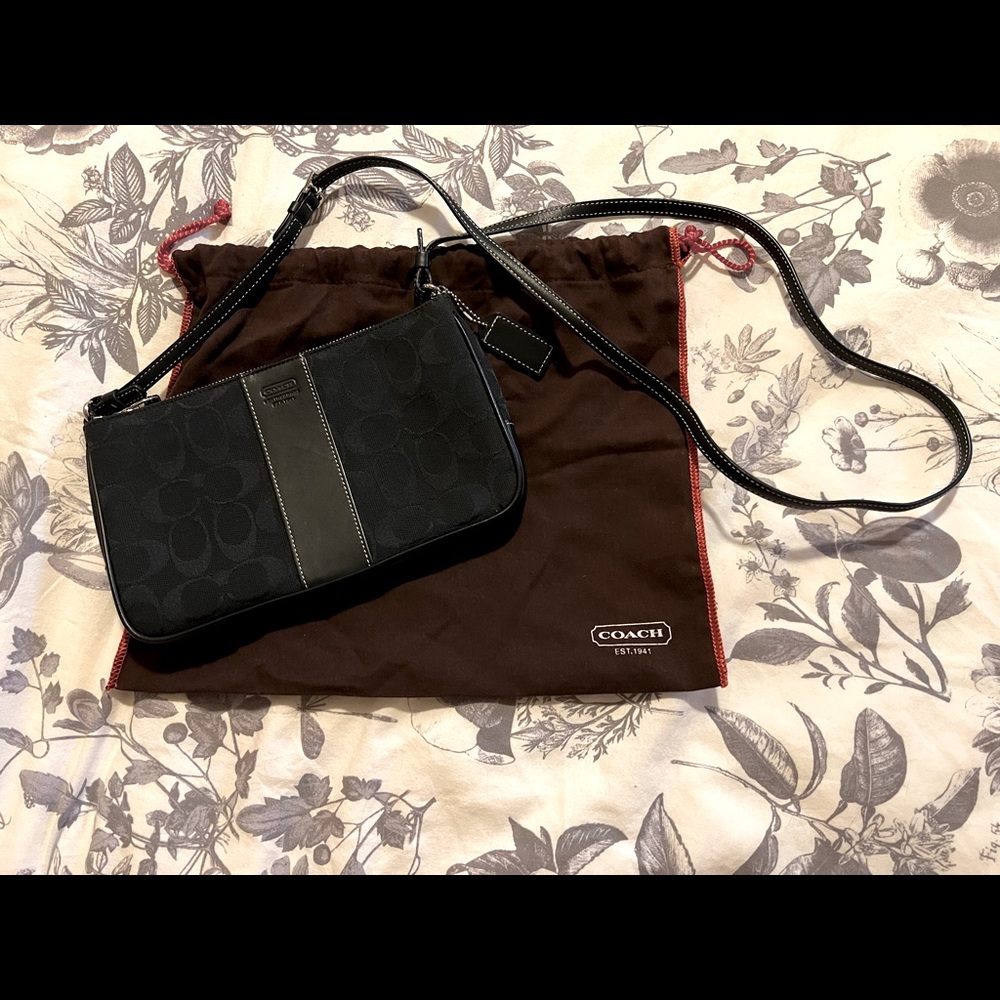 COACH monogram crossbody bag